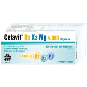 Cefavit D3 K2 Mg 4.000 I.e. Hartkapseln 100 St