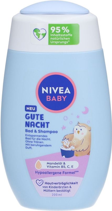 Nivea Baby Gute Nacht Bad & Shampoo 200 ml