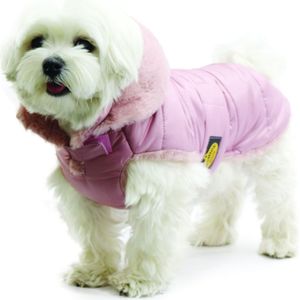 Fashion Dog Hunde-Steppmantel für Malteser - Rosa 39 cm 1 St