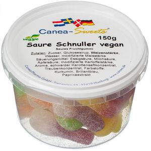 Saure Schnuller vegan Canea-Sweets 150 g Bonbons