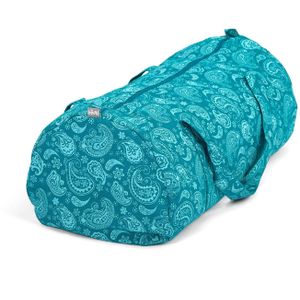 Maharaja Collection: Gemusterte Hot Yoga Bag 'Paisley', petrol 1 St
