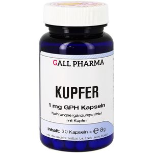 Kupfer 1 mg GPH Kapseln 30 St