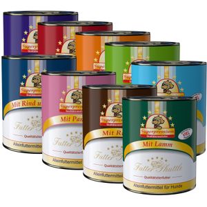Nassfutter für Hunde im XL Sparpaket der Extraklasse 54x800 g