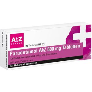 Paracetamol AbZ 500 mg Tabletten 20 St