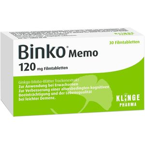 Binko Memo 120 mg Filmtabletten 30 St
