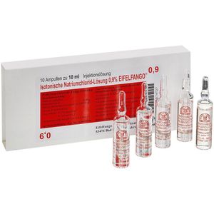 Isotonische NaCl Lösung 0,9% Eifelfango Inj.-Lsg. 10x10 ml Injektionslösung