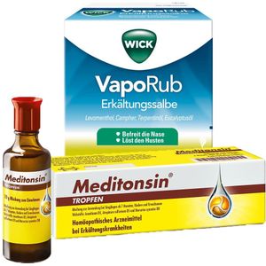 Abwehrset Wick VapoRub + Meditonsin Tropfen 1 St Set