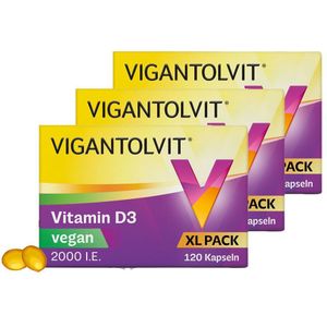 Vigantolvit 2000 I.e. Vitamin D3 bvegan Weichkaps 3x120 St Weichkapseln