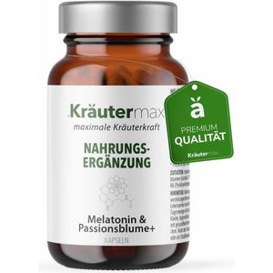 Kräutermax Melatonin und Passionsblume Kapseln 100 St