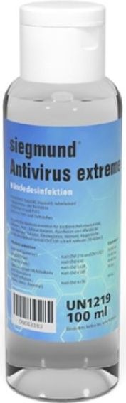 siegmund care Antivirus extreme Handdesinfektion (100ml Fläschchen) 100 ml Desinfektionslösung