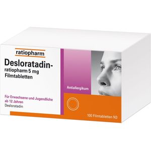 DESLORATADIN-ratiopharm 5 mg Filmtabletten 100 St
