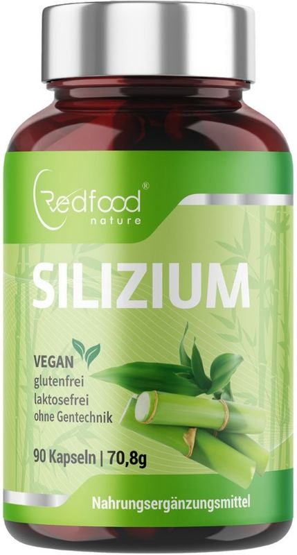 Redfood® Silizium Kapseln: Bambusextrakt 90 St Kapseln