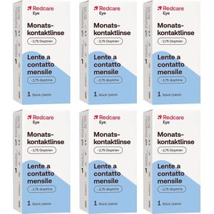 Redcare Monatslinse -2,75 6er-Pack 6x1 St Kontaktlinsen