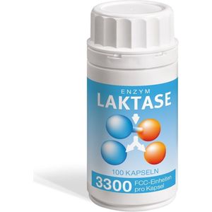 Laktase 3.300 FCC Enzym Kapseln 100 St