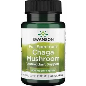 Swanson Chaga-Pilz 400 mg 60 St