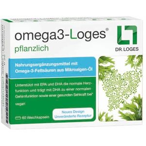 Omega3-Loges pflanzlich Kapseln 60 St