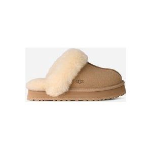 UGG® Disquette Slipper in Beige, Maat 32.5, Suede