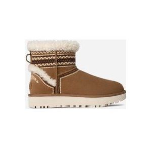 UGG® Classic Mini Atherson-laars in Brown, Maat 38, Suede