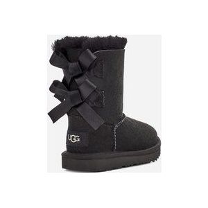 UGG® Bailey Bow II-laars voor kinderen  in Black, Maat 27.5, Leder