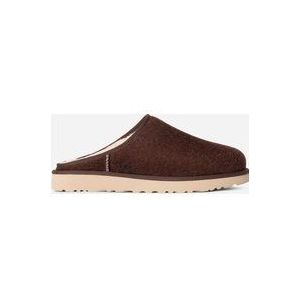 UGG® Classic Shaggy Suede-instapper voor heren  in Brown, Maat 42, Suede/Wol