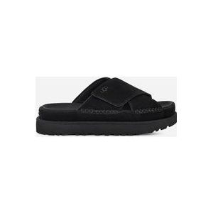 UGG® Goldenstar Cross-slipper voor dames  in Black, Maat 38, Suede