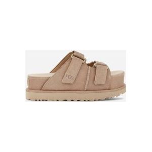 UGG® Goldenstar Hi-slipper voor dames  in Beige, Maat 38, Suede