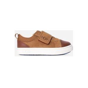 UGG® Rennon Low-sneaker voor kinderen  in Brown, Maat 23.5, Leder