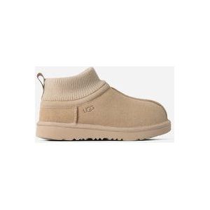 UGG® Classic Ultra Mini Stretch Cuff-laars voor Grote Kinderen in Brown, Maat 35, Suede