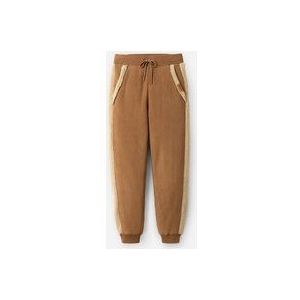 UGG® Evren-joggingbroek van gebonden fleece in Brown, Maat XS, Polyester/Katoen/Fleece