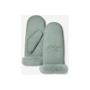 UGG® Want van sheepskin met borduursels in Grey Mist, Maat L/XL, Shearling