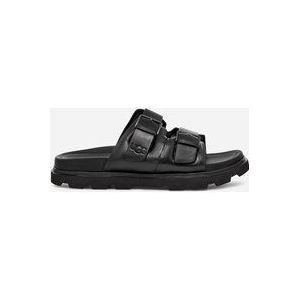 UGG® Capitola Buckle-slipper voor heren  in Black, Maat 43, Leder