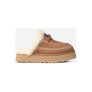 UGG® Disquette Alpine-pantoffel in Brown, Maat 39, Suede