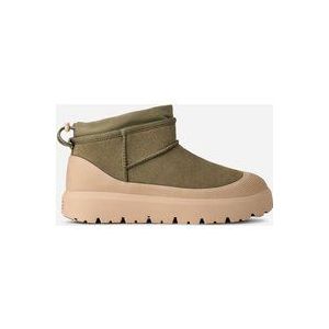 UGG - Classic Ultra Mini Weather Hybrid - Snowboots - Groen - Waterdicht Suède