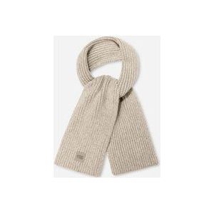 UGG® W Chunky Rib Knit Scarf in Light Grey, Wol