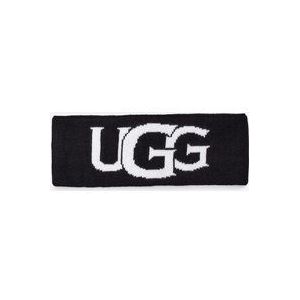 UGG® W Intarsia Knit Headband in Black, Other
