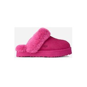 UGG® Disquette Slipper in Dark Peony, Maat 31, Wol