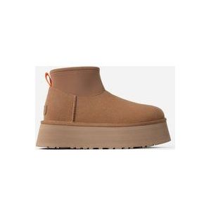 UGG® Classic Mini Dipper-laars voor Dames in Brown, Maat 39, Suede