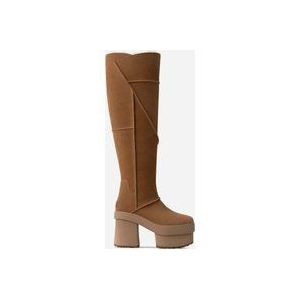 UGG® New Heights Platform Xtra-laars in Brown, Maat 38, Suede