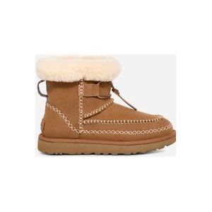 UGG® Classic Mini Alpine-laars in Brown, Maat 39, Leder