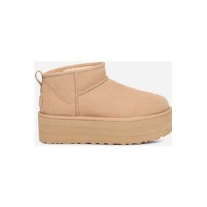 UGG® Classic Ultra Mini Platform-laars voor dames  in Brown, Maat 42, Suede