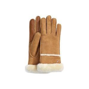 UGG® Seamed Tech Handschoenen voor Dames in Brown, Maat S, Shearling