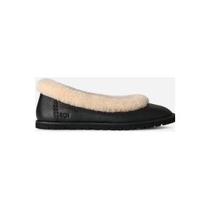 UGG - Zora - Leren Ballerina's - Zwart