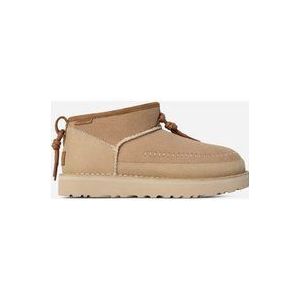 UGG - Classic Ultra Mini Crafted Regenerate - Enkellaarsjes - Beige