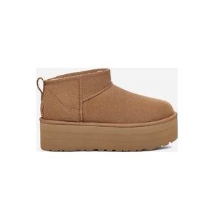 UGG® Classic Ultra Mini Platform-laars voor dames  in Brown, Maat 43, Suede