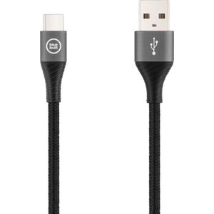 BlueBuilt USB-A-auf-USB-C-Kabel 3 m Nylon Schwarz