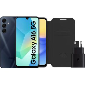 Samsung Galaxy A16 128GB Dunkelblau 5G + Zubehörpaket