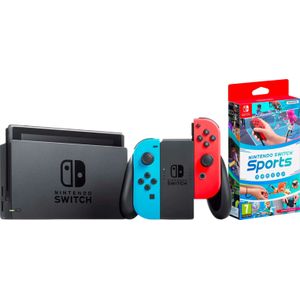 Nintendo Switch Rot/Blau + Nintendo Switch Sports