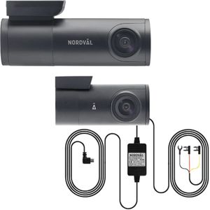 Nordväl DC102-4K Dashcam 64 GB + PMPC02 Parkmodus Kabelset