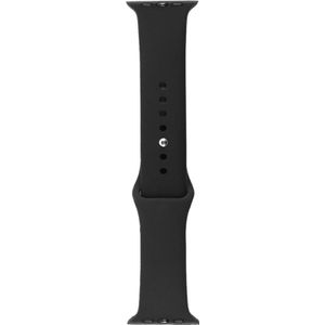 BlueBuilt Silikonarmband Schwarz für Apple Watch 44/45/46 mm