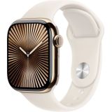 Apple Watch Series 10 4G 42 mm Titan Gold Sportarmband M/L